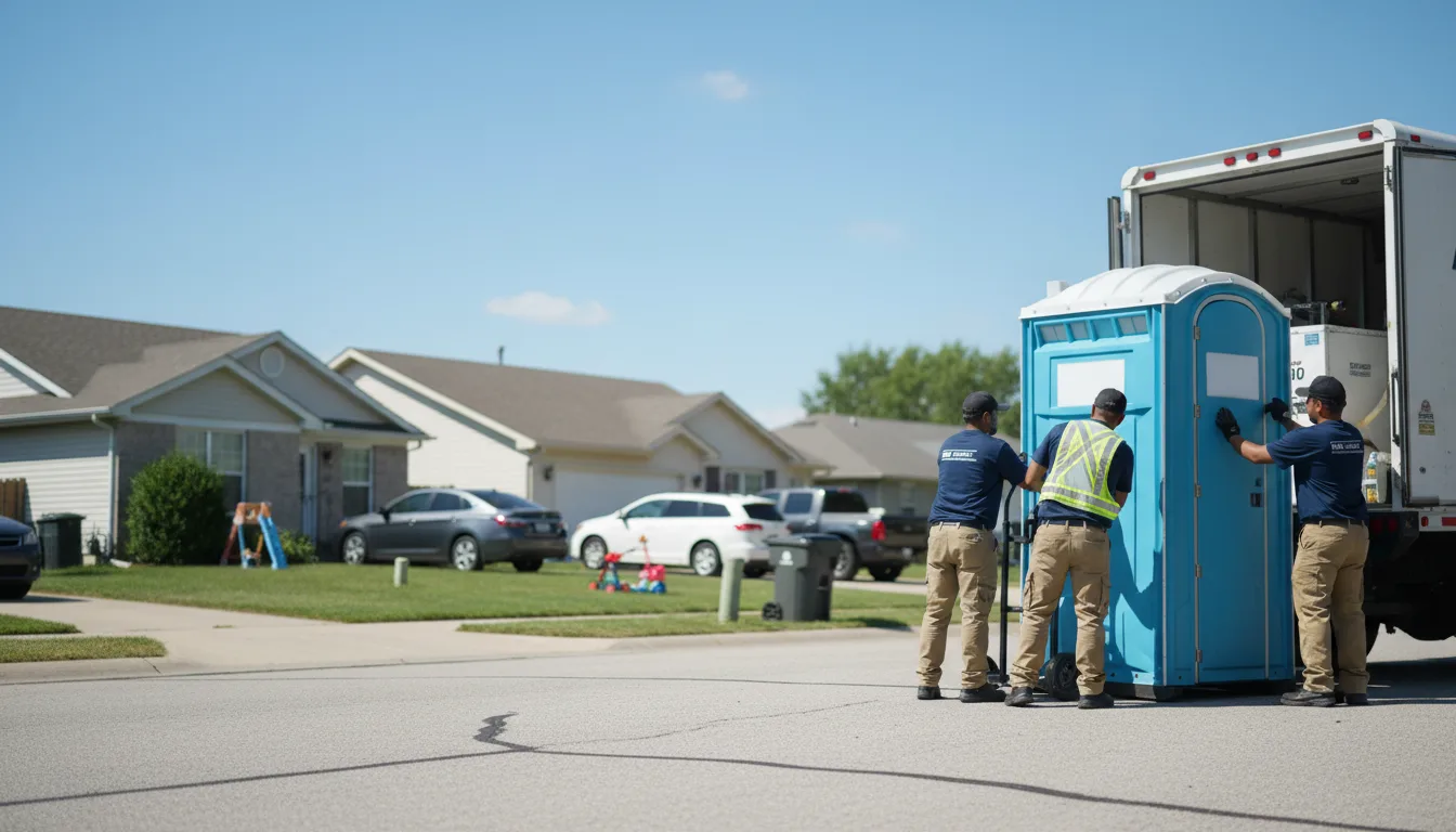 Standard Porta Potty Rentals in Delavan, IL near me